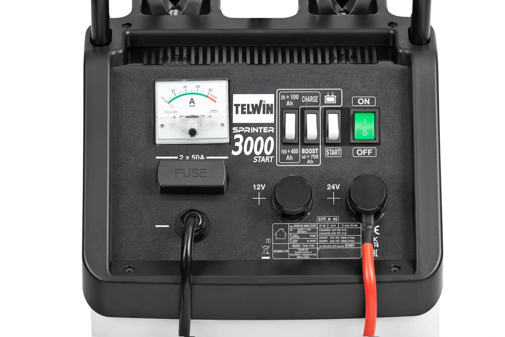 TELWIN SPRINTER 3000 START Startovací a nabíjecí vozík