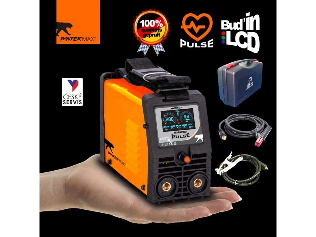 PANTERMAX MMA200pulse invertorová svářečka MMA/TIG
