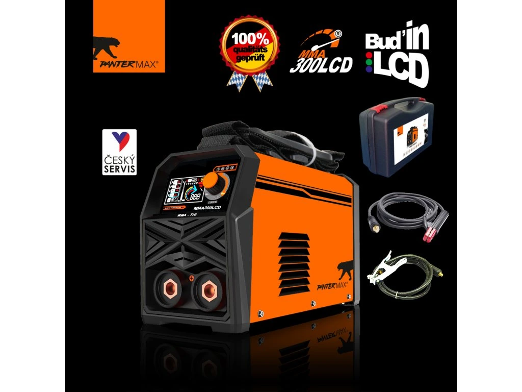 PANTERMAX MMA300LCD invertorová svářečka MMA/TIG