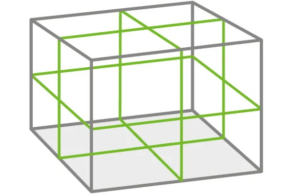 SOLA PLANO 3D green RCB - křížový liniový laser + základna RCB
