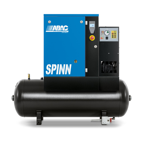 ABAC SPINN MINI SPM-3/10D-200 kompresor šroubový 3KW, 200l + SUŠIČKA