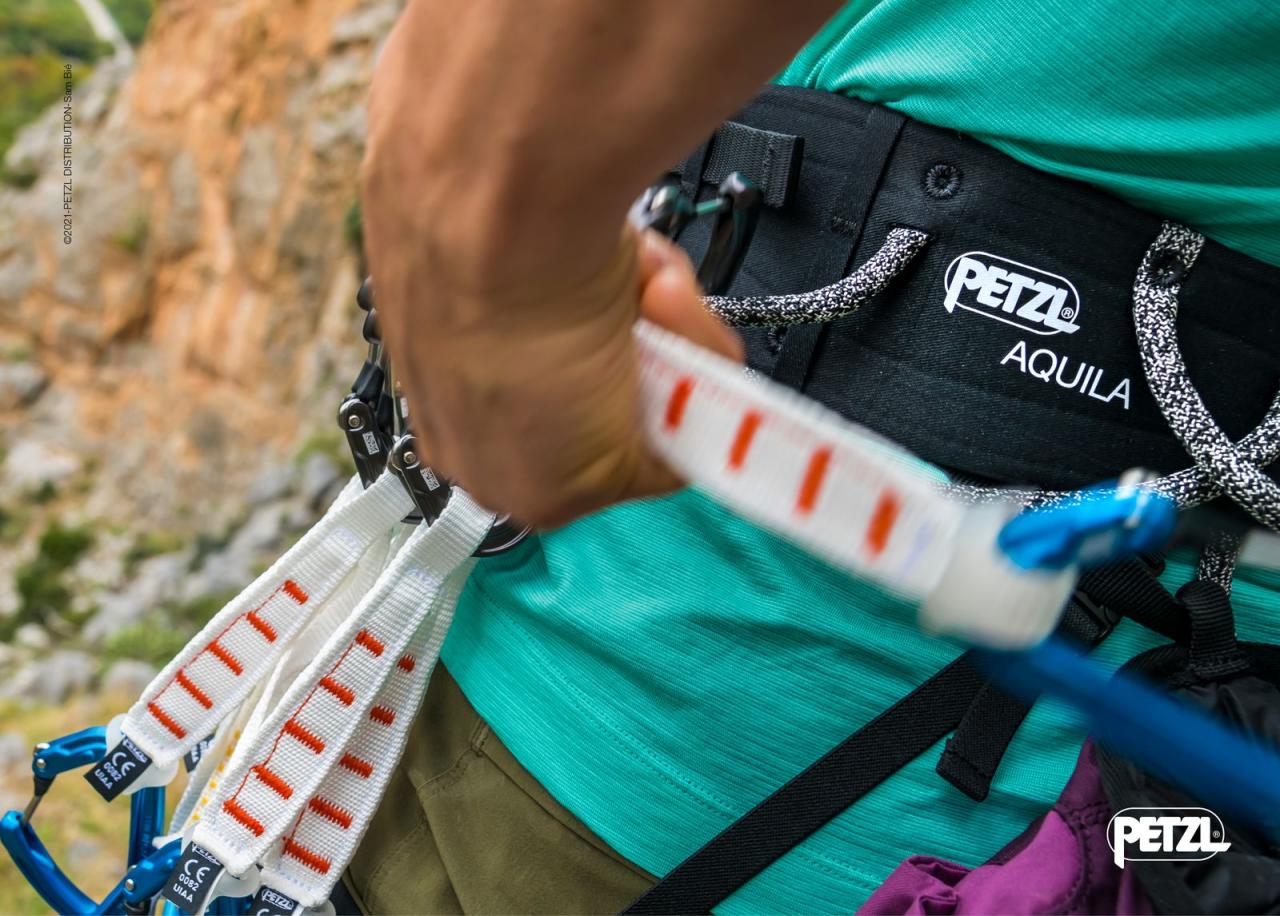 PETZL AQUILA L sedací úvazek černý