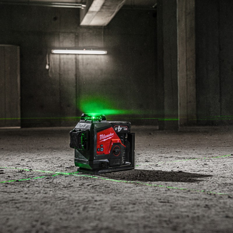 MILWAUKEE M12 3PLKIT-401P Aku Křížový liniový laser včetně příslušenství 12V / 4,0Ah - 4933478960