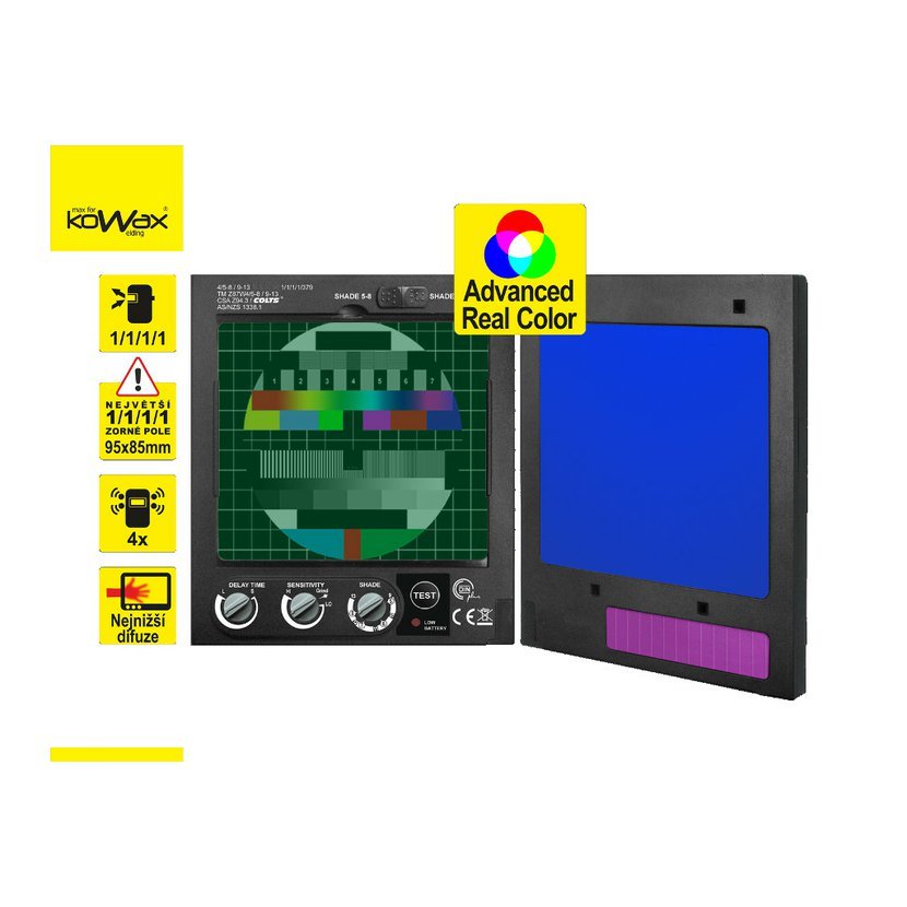KOWAX KWX820ARC+ svařovací kukla samostmívací
