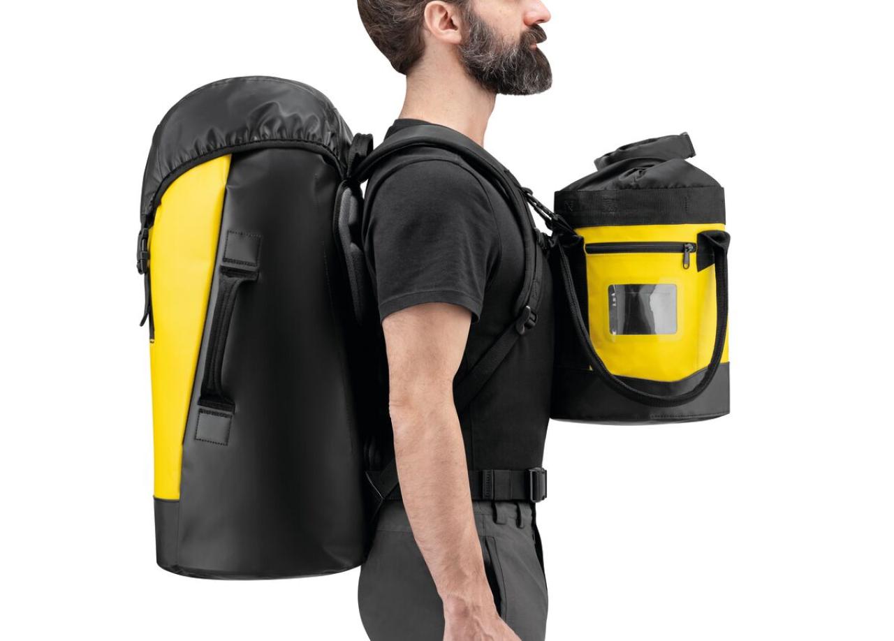 PETZL TRANSPORT 45 L odolný vak žlutý