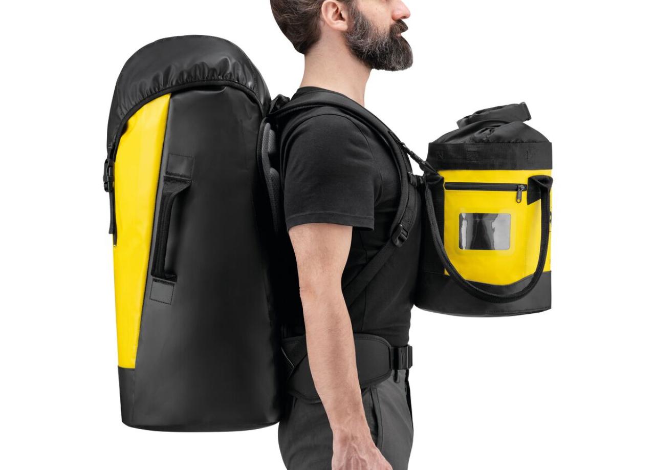 PETZL TRANSPORT 60 L odolný vak žlutý