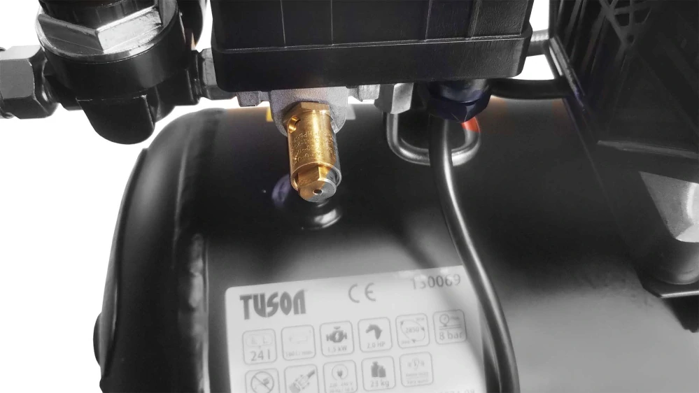 TUSON 130069 Tichý bezolejový kompresor 1,5kW, 24l
