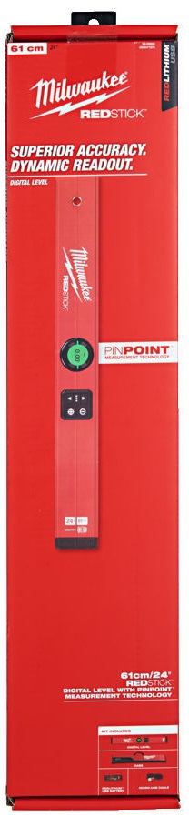 MILWAUKEE Redstick vodováha digiltální 60cm PINPOINT™ - 4933471978
