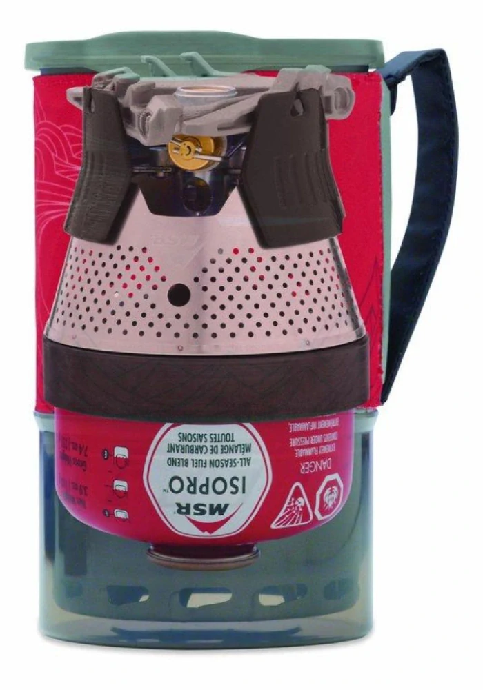 MSR WINDBURNER 1,0 l Personal Stove System plynový vařič (červený hrnec)