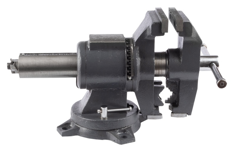 PROMA VS-105 víceúčelový stolní svěrák, otočný, čelisti na trubky