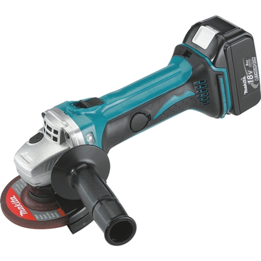 MAKITA DGA452RTJ Aku úhlová bruska 18V; 2x 5,0Ah; 115mm