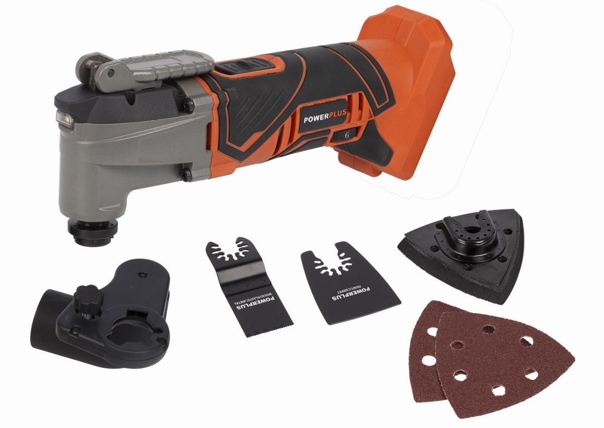 PowerPlus POWDP4060 Aku multitool oscilační bruska 20V (bez AKU)