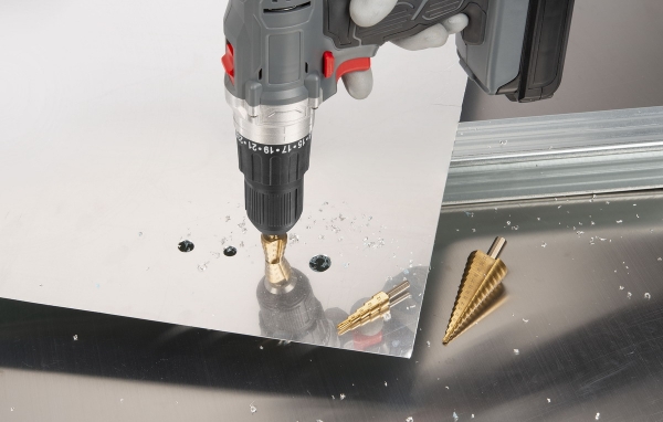 KREATOR KRT061700 Vrtáky stupňovité TIN 3ks