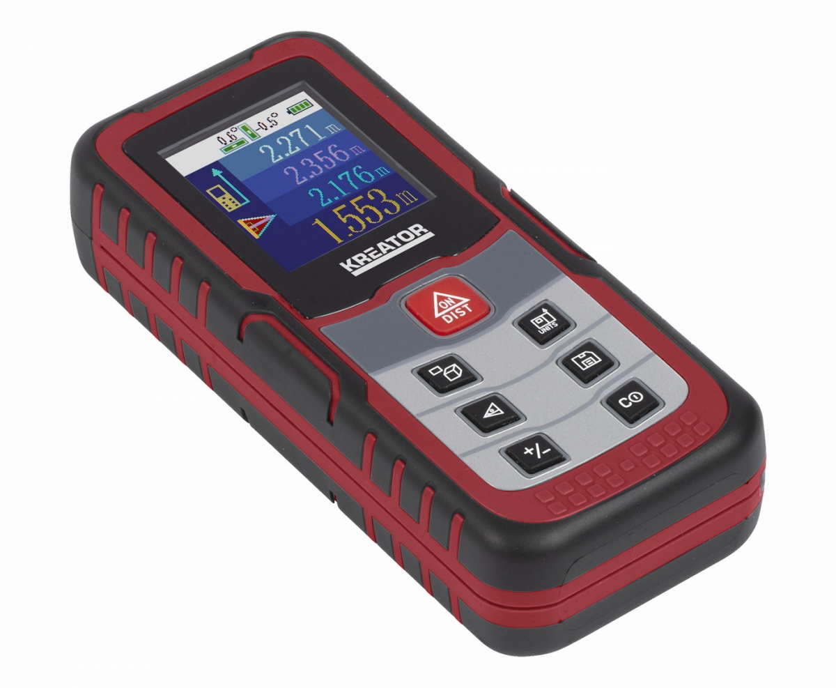 KREATOR KRT706510 Laserový dálkoměr 60m