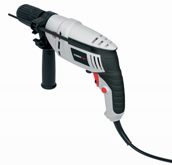 PowerPlus POWC10200 elektrická vrtačka s příklepem 600 W