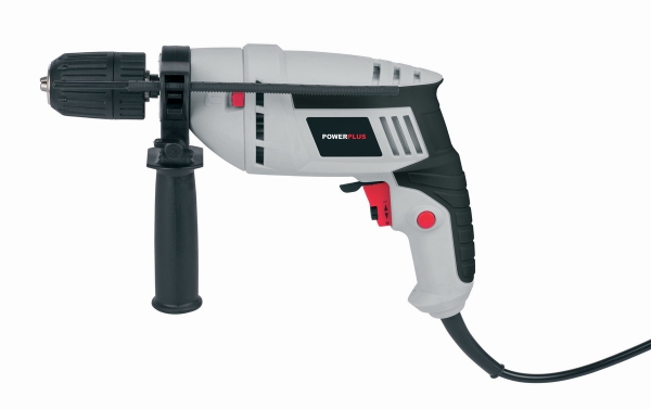 PowerPlus POWC10200 elektrická vrtačka s příklepem 600 W