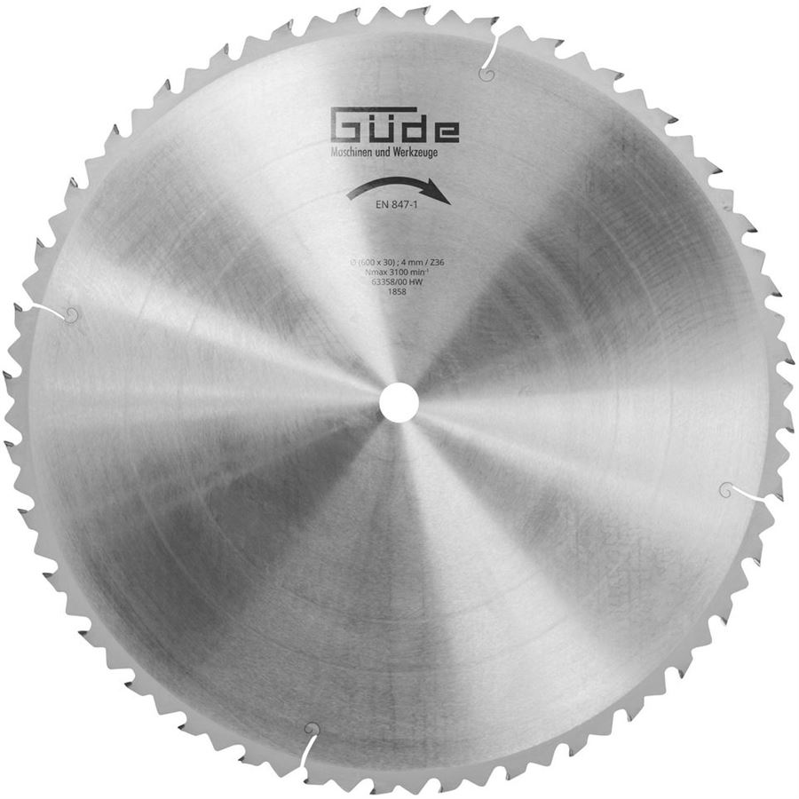 Güde Pilový kotouč SK 600x30 mm, 36 z - 1858