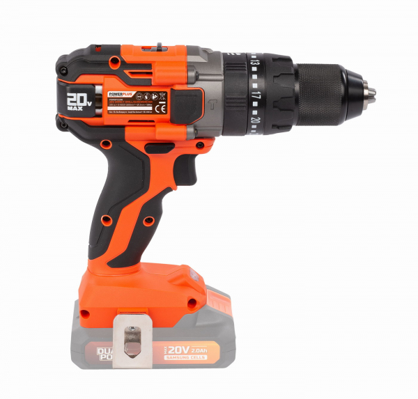 PowerPlus POWDP15200 Aku šroubovák / vrtačka s příklepem 20V (bez AKU)
