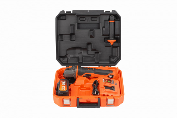 PowerPlus POWDP35150 Aku úhlová bruska 20V/ 115mm SET (40V, 2,5Ah)