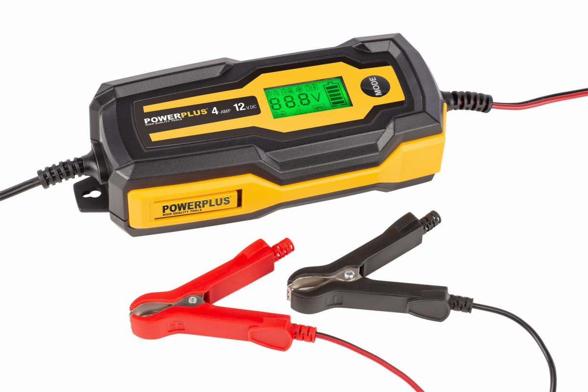 PowerPlus POWX4203 Automatická nabíječka baterií 70W / 4A / 120Ah