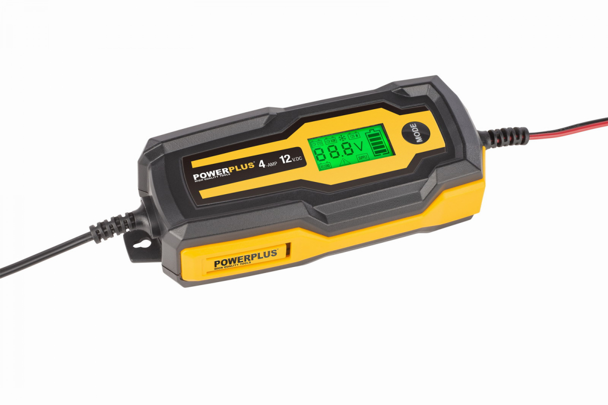 PowerPlus POWX4203 Automatická nabíječka baterií 70W / 4A / 120Ah
