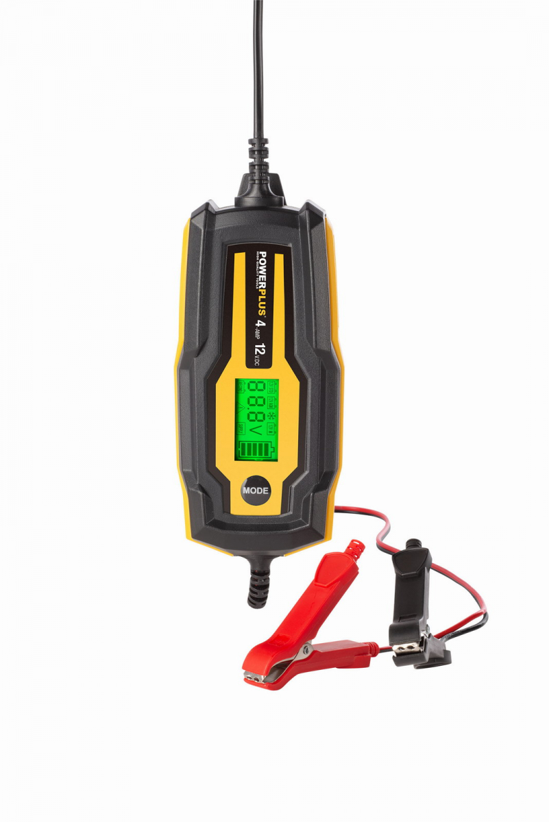 PowerPlus POWX4203 Automatická nabíječka baterií 70W / 4A / 120Ah