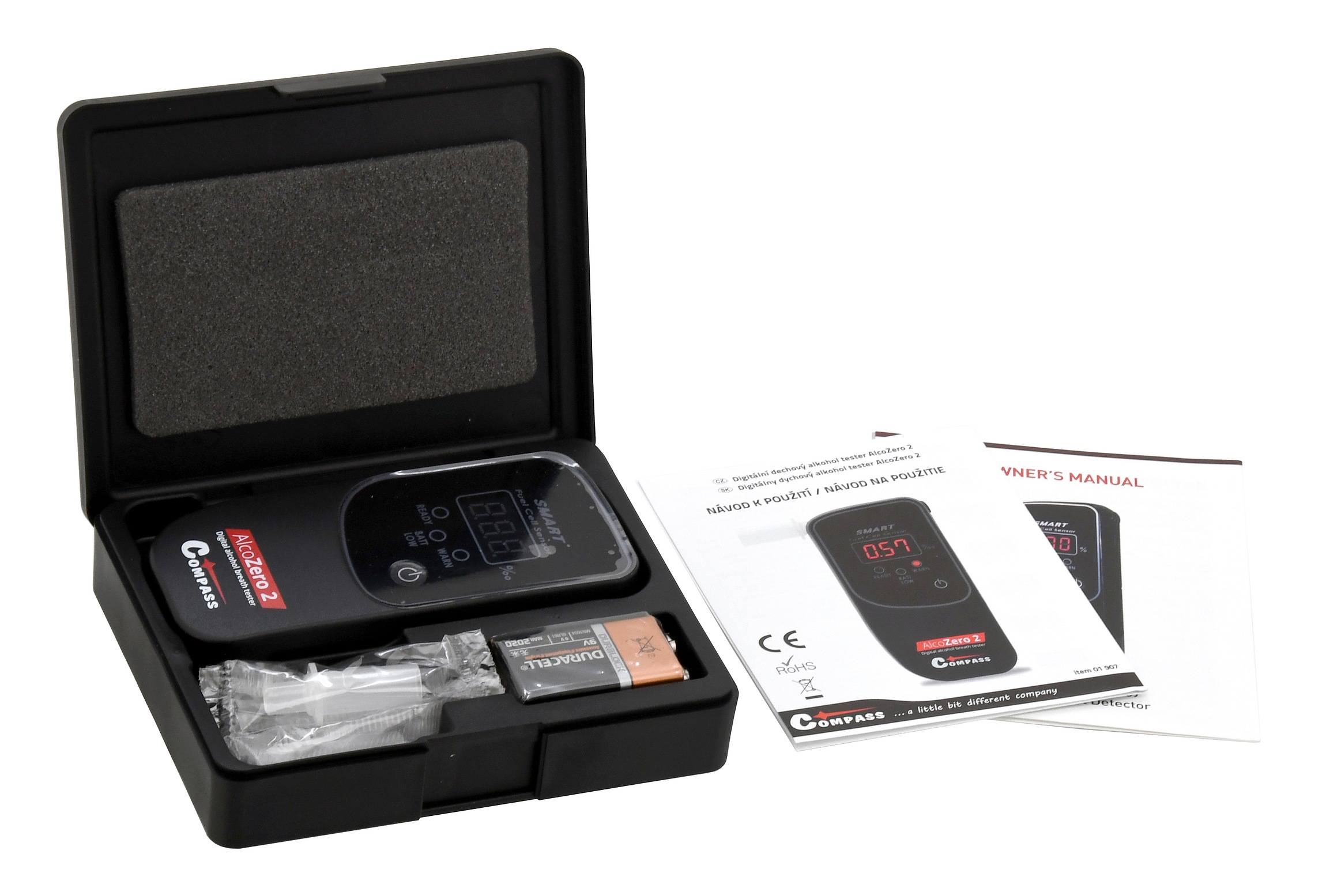 Compass 01907 Alkohol tester AlcoZero2 - elektrochemický senzor  (CA 20FS)