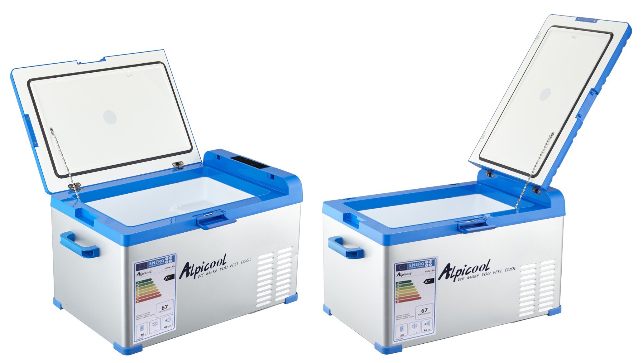 Compass 07090 Chladící box kompresor 30l 230/24/12V -20°C BLUE