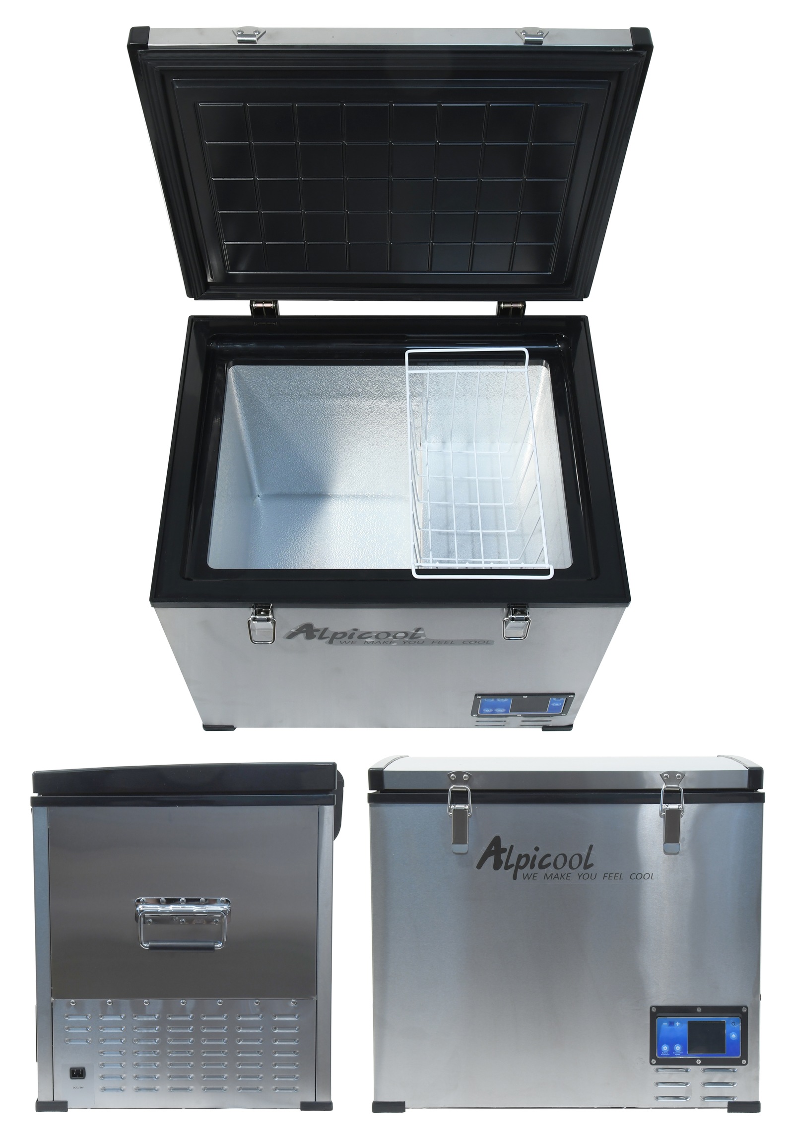 Compass 07098 Chladící box BIG FRIDGE kompresor 60l 230/24/12V -20°C