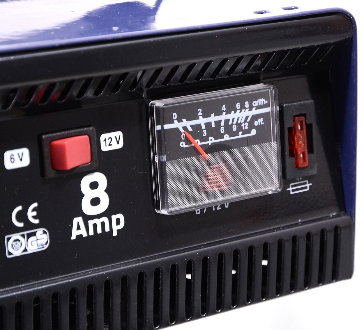 Compass 07148 Nabíječka 8Amp 6/12V TÜV/GS METALLIC