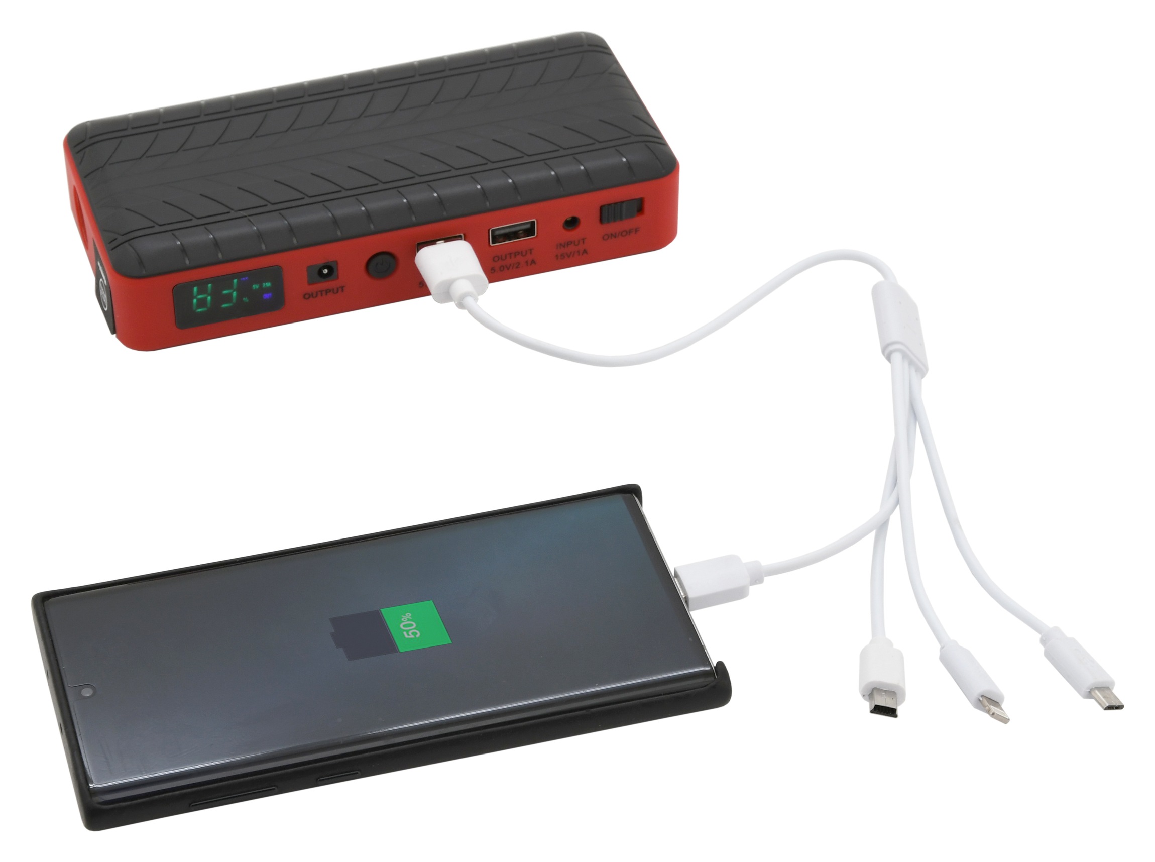 Compass 07163 Powerbanka s funkcí JUMP STARTER 10.000mAh 600A