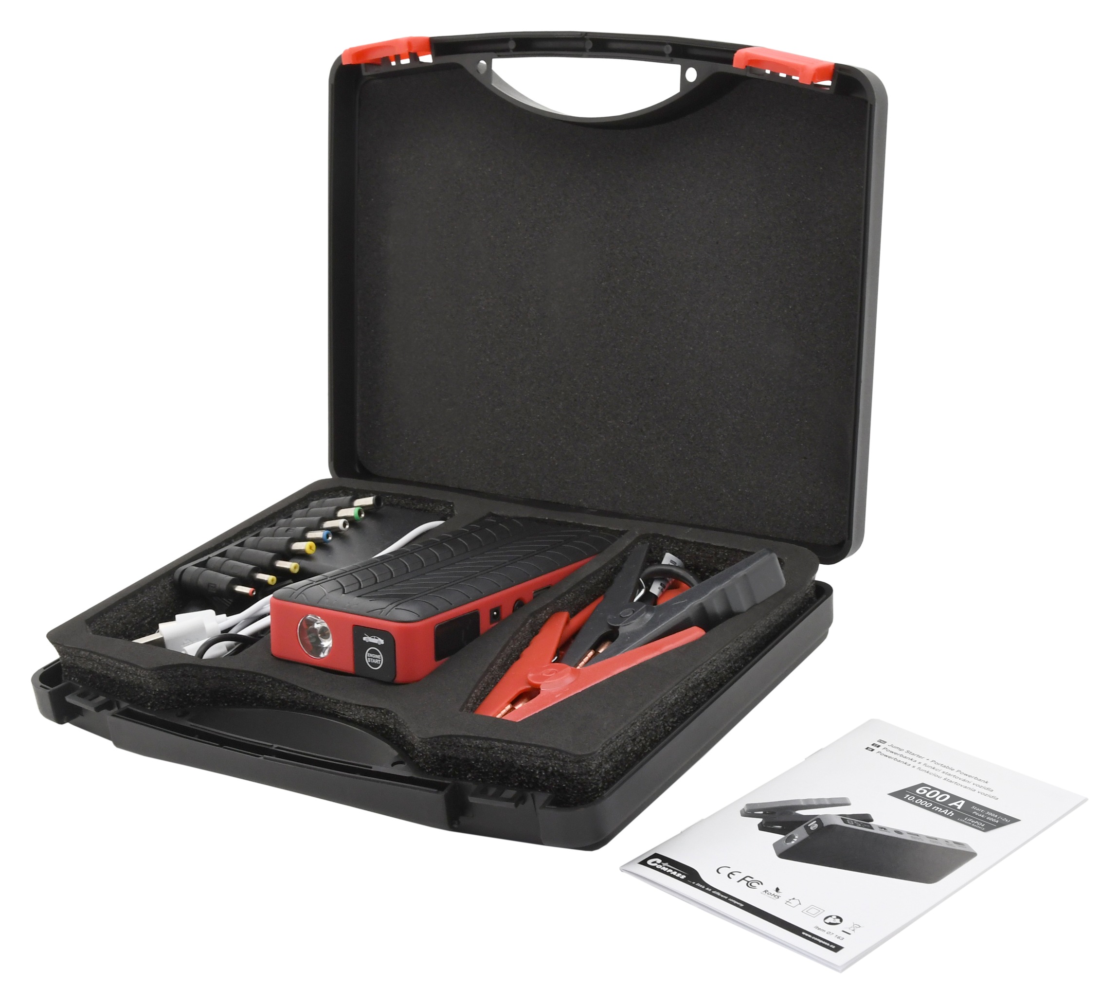 Compass 07163 Powerbanka s funkcí JUMP STARTER 10.000mAh 600A