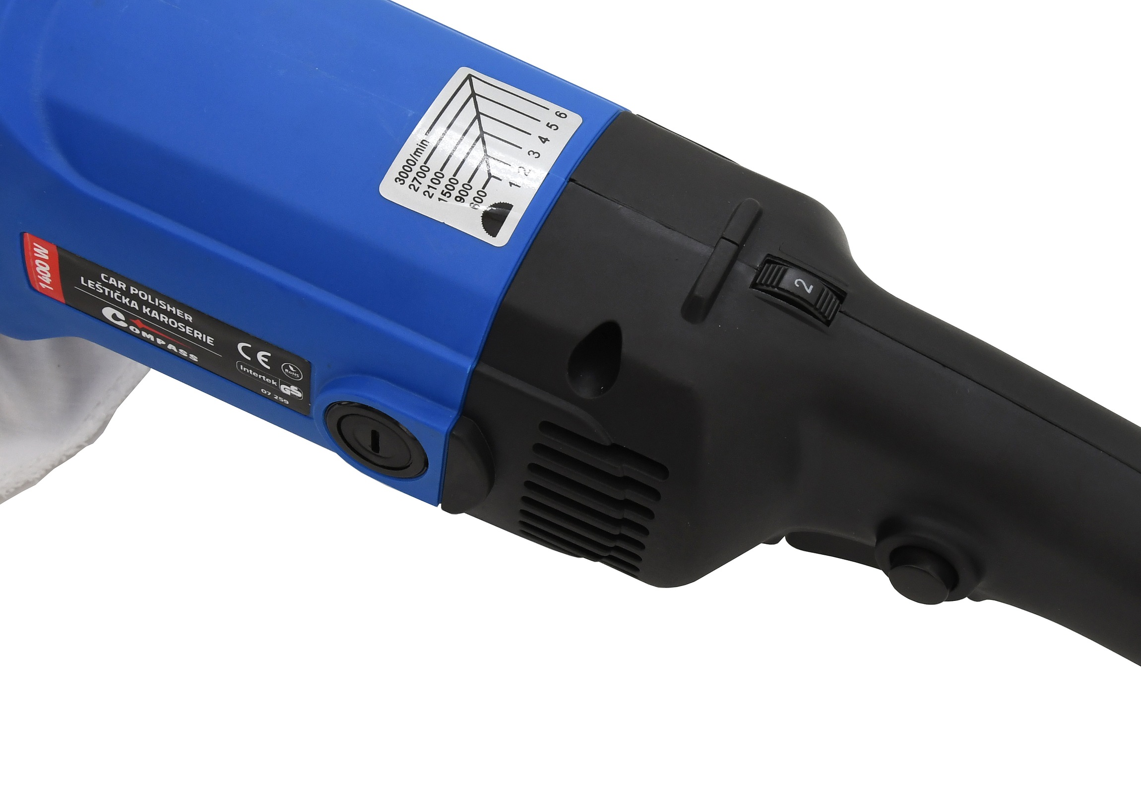Compass 07259 Leštička karoserie 230V, 1400W, 180mm
