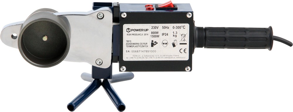 TOYA POWER UP TO-78910 Svářečka polyfúzní na plast. roury 800W/1500W