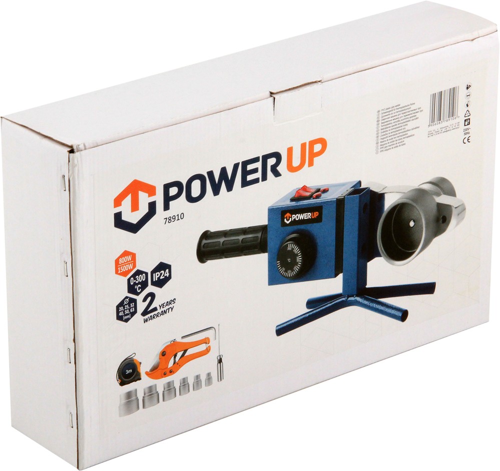 TOYA POWER UP TO-78910 Svářečka polyfúzní na plast. roury 800W/1500W