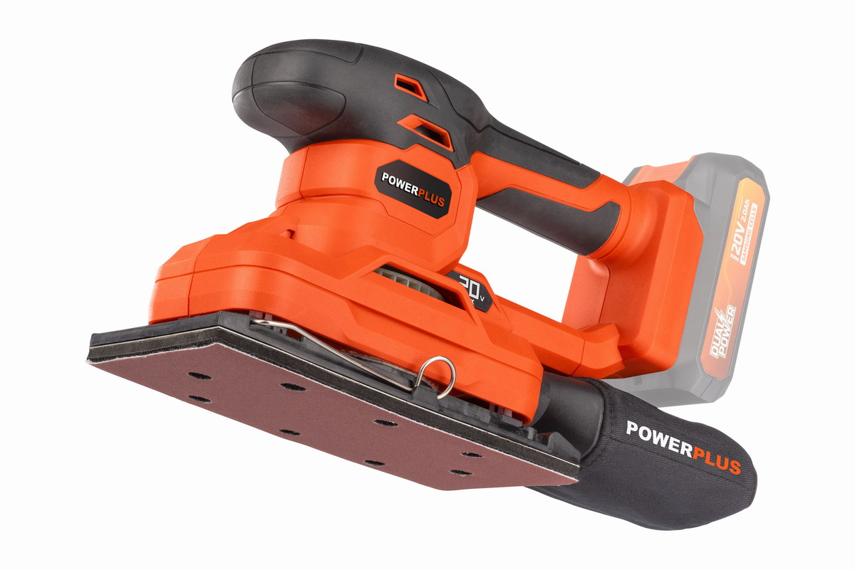 PowerPlus POWDP50300 Aku vibrační bruska 20V (bez AKU)