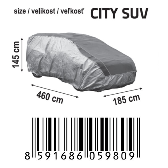 Compass 05979 Ochranná plachta proti kroupám CITY SUV 460x185x145cm