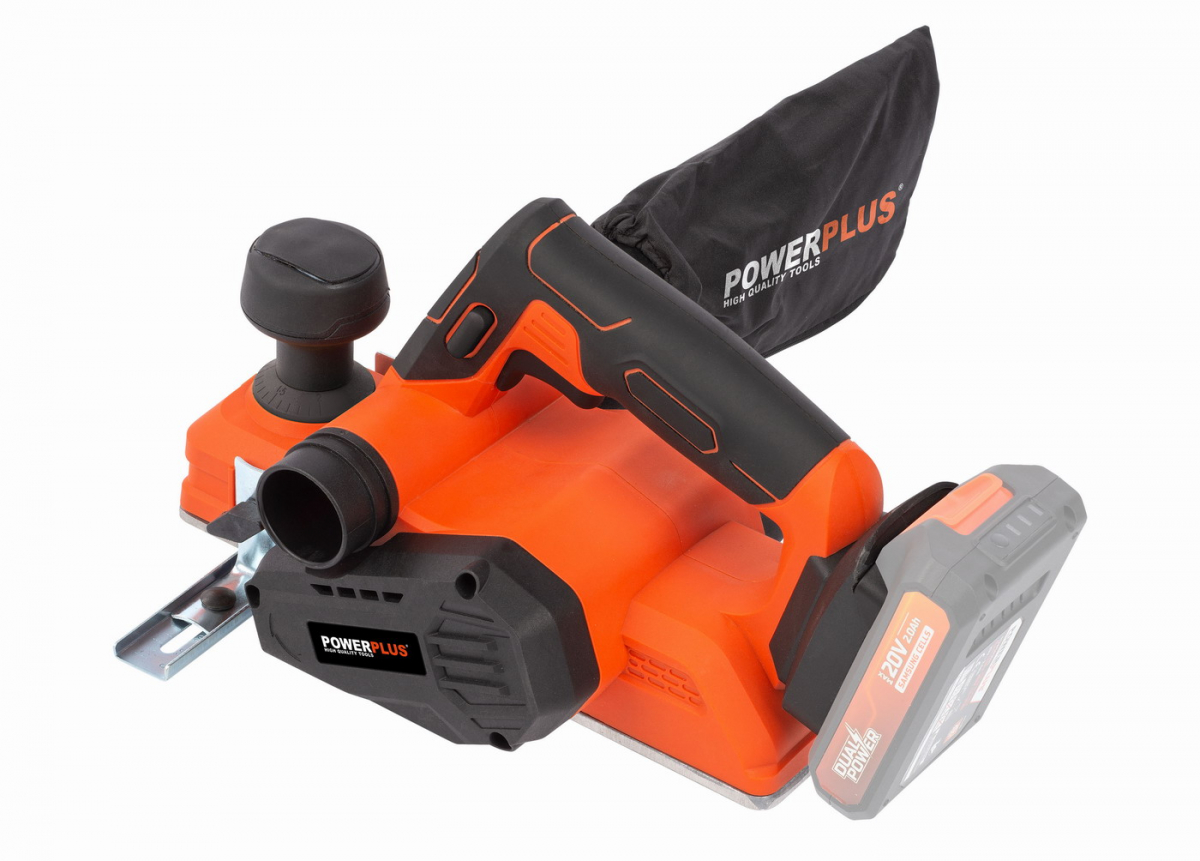 PowerPlus POWDP4050 Aku hoblík 20V bezuhlíkový (bez AKU)
