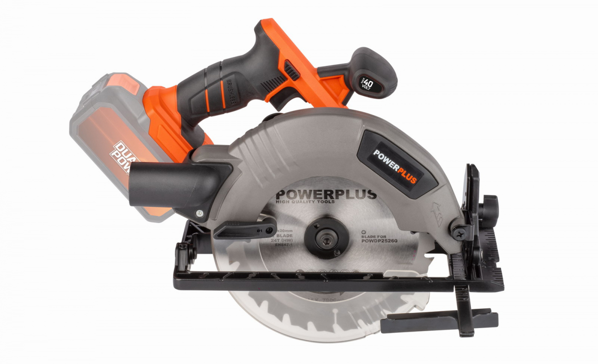 PowerPlus POWDP25260 Aku okružní pila 40V 190mm bezuhlíková (bez AKU)