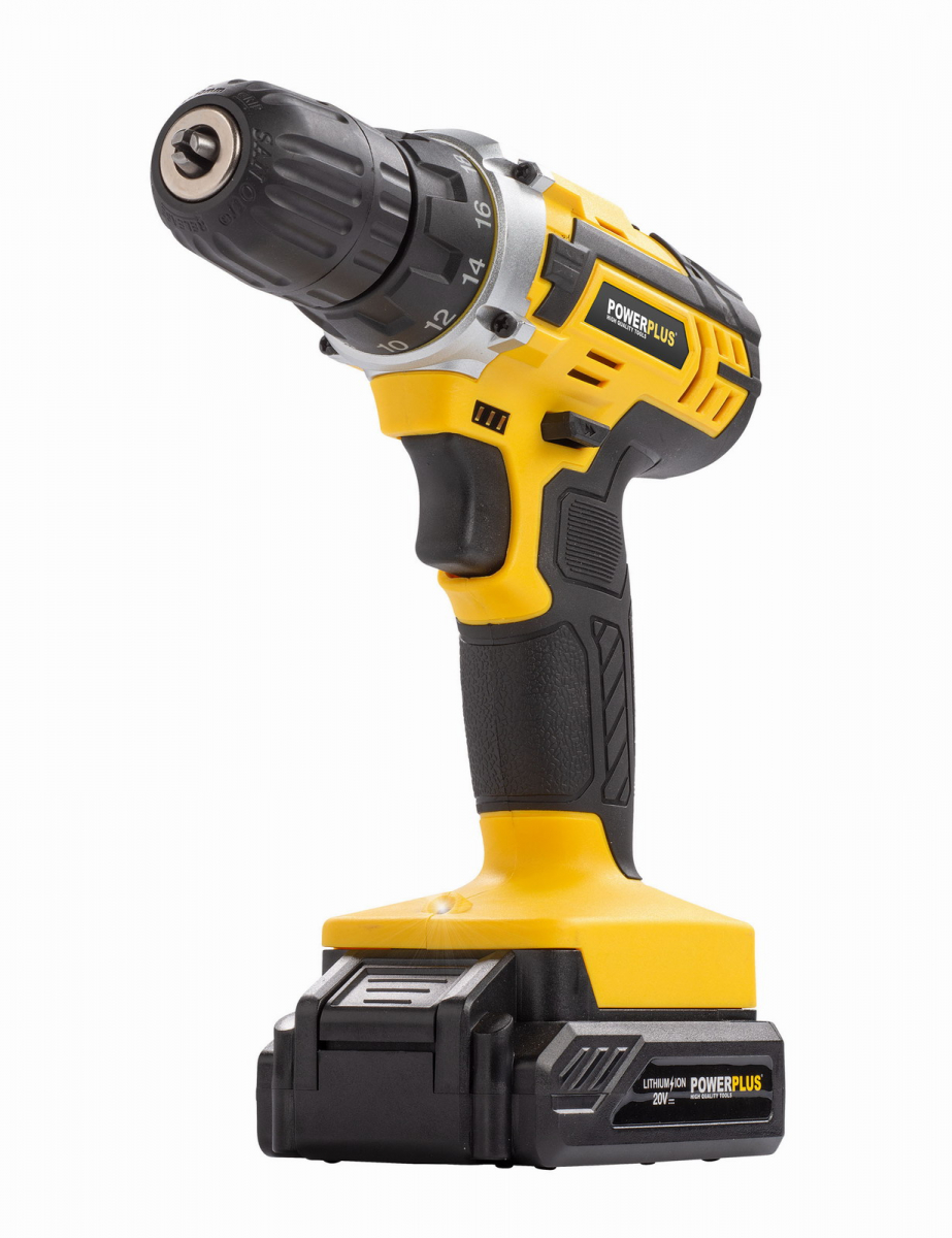 PowerPlus POWX00501 Aku šroubovák / vrtačka 20V LI, 3x 1,3Ah