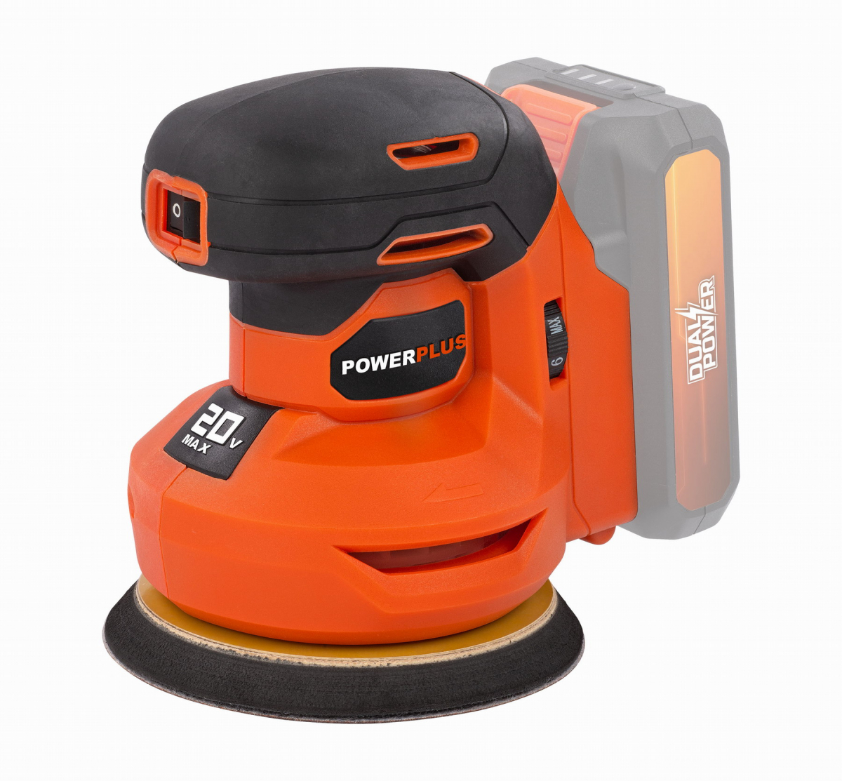 PowerPlus POWDP50400 Aku excentrická bruska 20V (bez AKU)