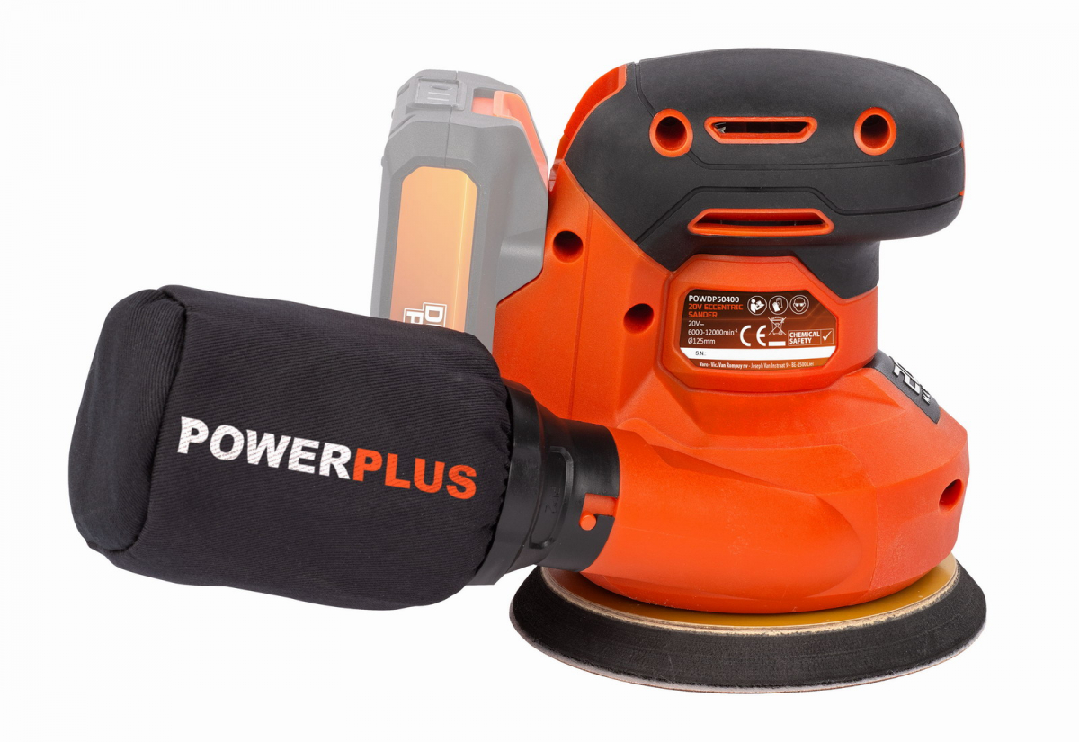 PowerPlus POWDP50400 Aku excentrická bruska 20V (bez AKU)