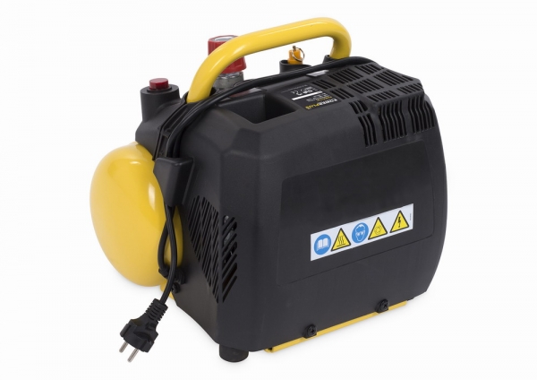 PowerPlus POWX1721 bezolejový kompresor 1100W, 6L, 8bar