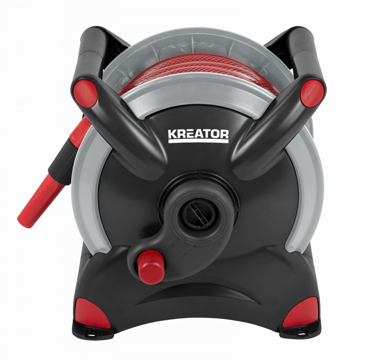 KREATOR KRTGR6720 Zahradní hadice na ručním navijáku 15m