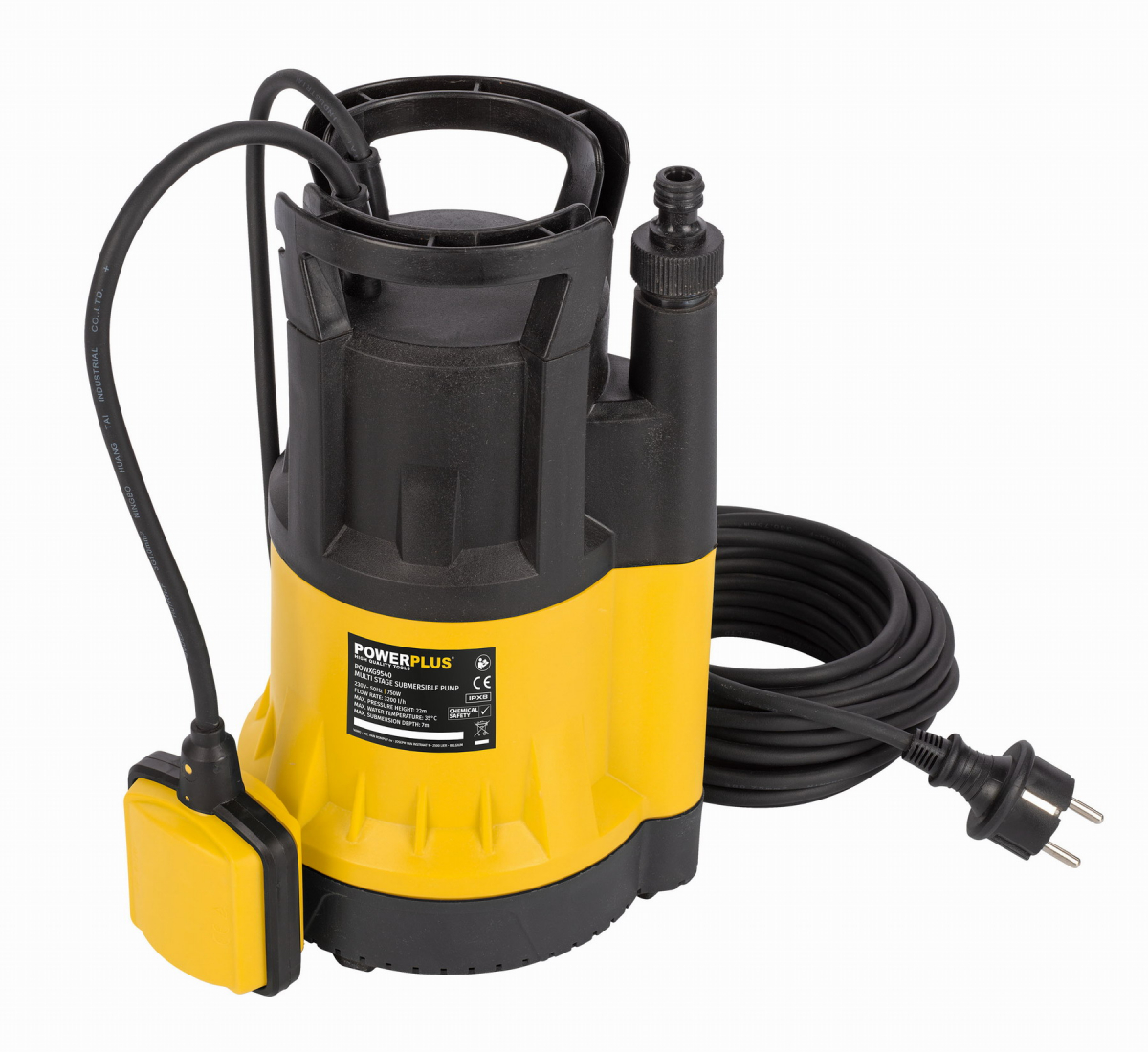 PowerPlus POWXG9540 Ponorné čerpadlo 750W vícestupňové