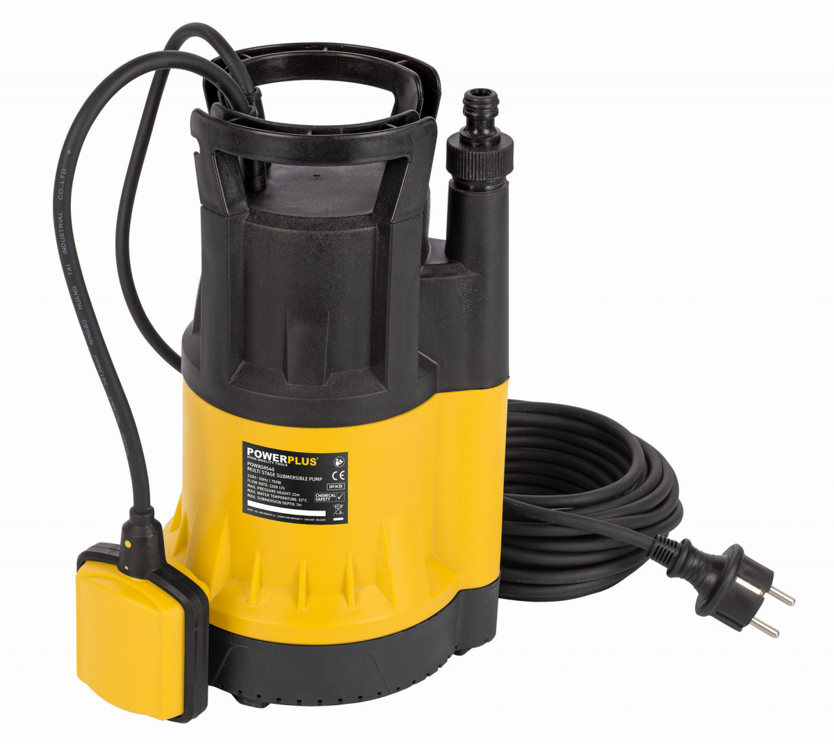 PowerPlus POWXG9540 Ponorné čerpadlo 750W vícestupňové