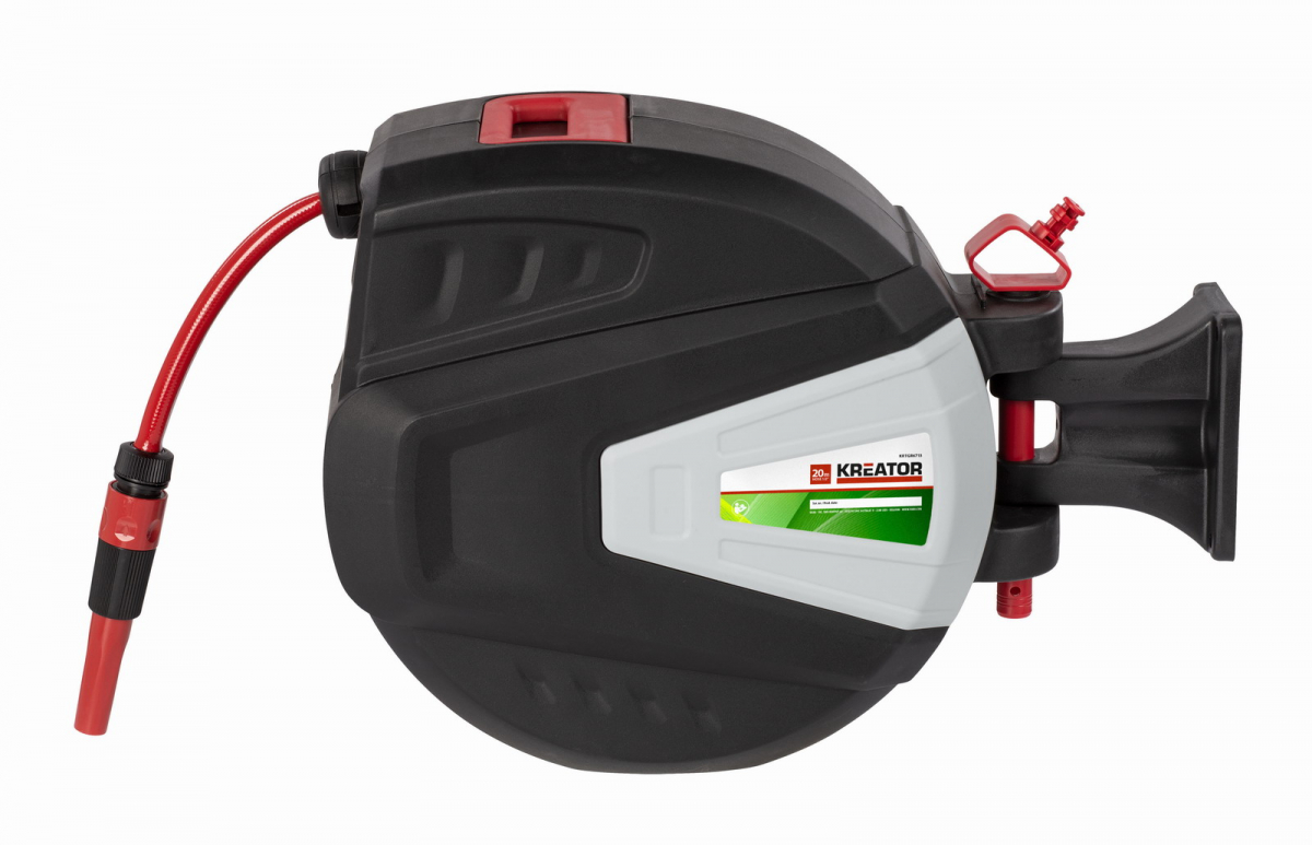 KREATOR KRTGR6713 Zahradní hadice s automatickým navíjením 20m 1/2"