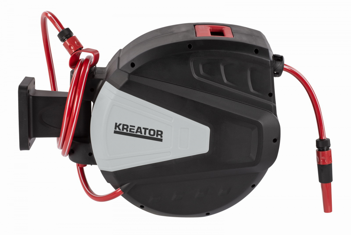 KREATOR KRTGR6717 Zahradní hadice s automatickým navíjením 30m 1/2"