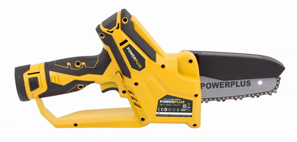 PowerPlus POWXG1045 AKU jednoruční řetězová pila 12V Li-on / 2,0Ah