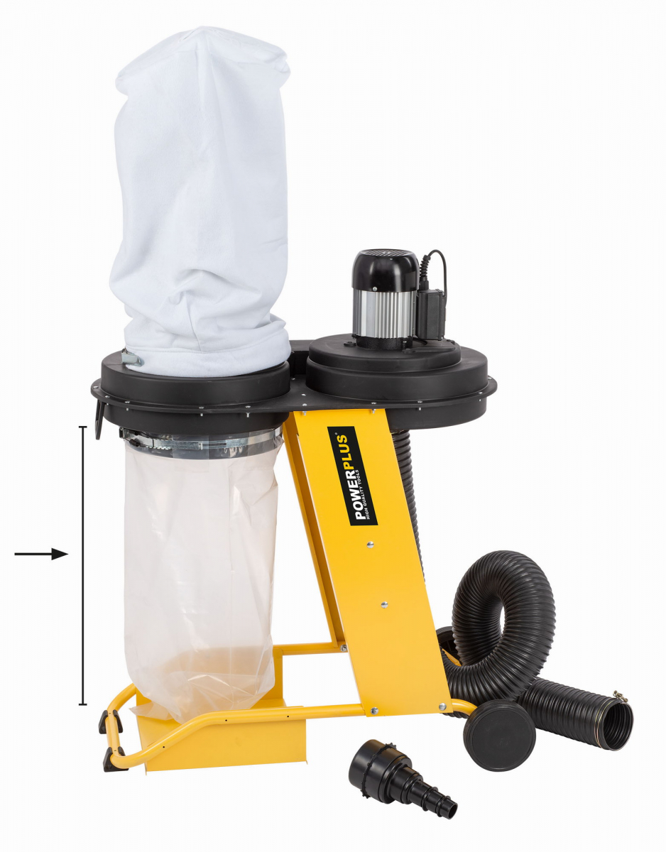 PowerPlus POWX2090A Náhradní vak na piliny pro POWX2090 plastový 5ks